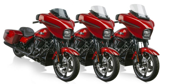 National Cycle 24+ Harley Davidson FLH/ 23 FLH CVO V-Stream Quantum Plus Tall Windshield- Clear