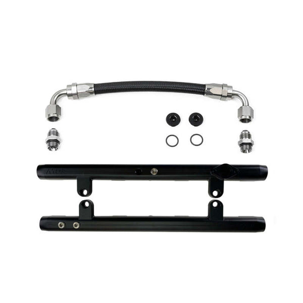 DeatschWerks Ford Mustang GT 4.6 3-Valve Fuel Rails with Crossover