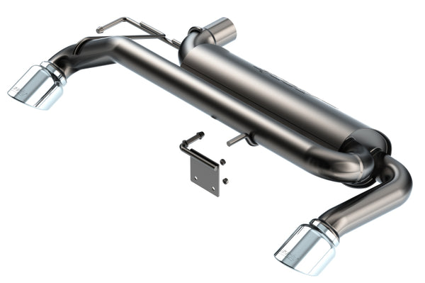 Borla Touring Axle Back Exhaust for 21-22 Ford Bronco 2.3L 4WD - Bright Chrome Tips