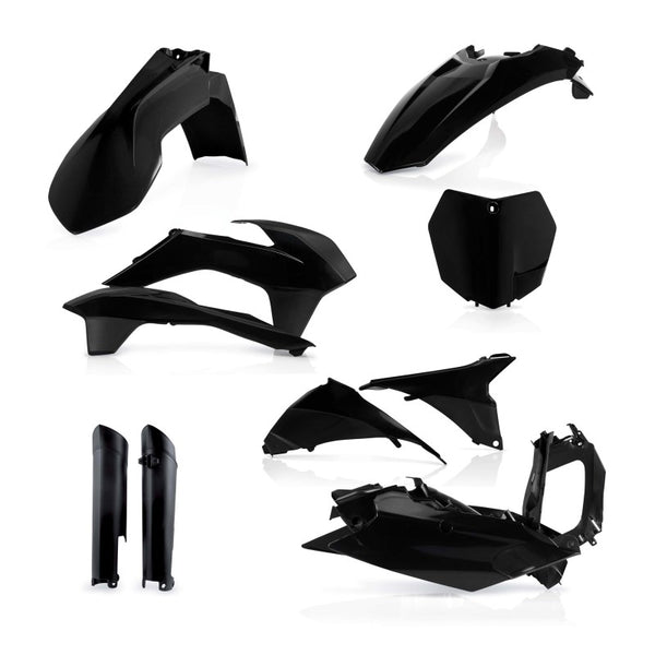 Acerbis Full Plastic Kit Black KTM SX/SX-F/XC/XC-F 125450 (20132015)