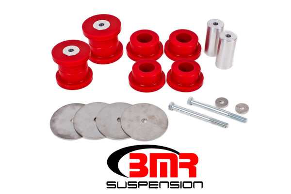 BMR Suspension Rear Cradle Bushing Kit for 2016-2017 6th Gen Camaro - Polyurethane Red