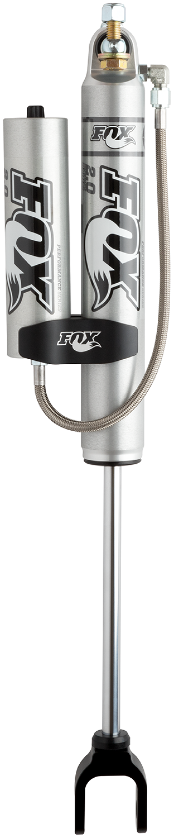 FOX 11+ Chevy HD 2.0 Performance Series Front Shock - 9.4in Smooth Body Remote Res, 7-9in Lift