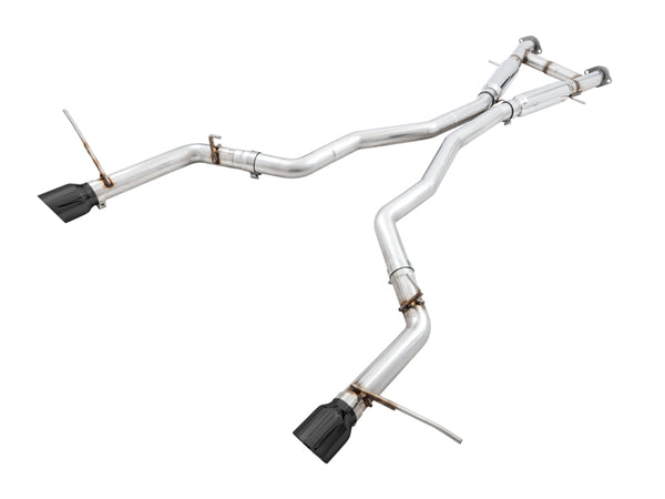 AWE Tuning Track Edition Cat-Back Exhaust for 2020 Jeep Grand Cherokee SRT Diamond Black Tips