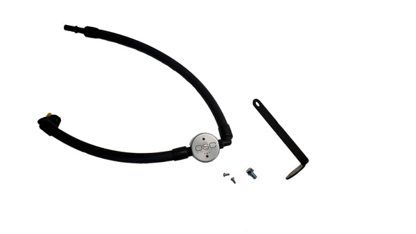 J&L 2021.5-2024 Ford Bronco 2.3L EcoBoost Passenger Side Oil Separator - Clear Anodized
