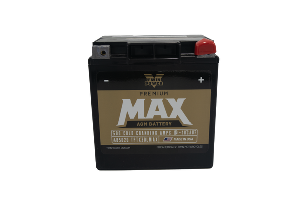Twin Power GYZ-32HL Premium MAX Battery Replaces H-D 66010-97A Made in USA 500 CCA