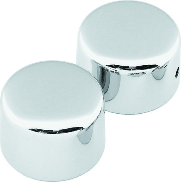 Bikers Choice 72-99 FLH/FLT / Softail / Wide Glide / 88-94 FXR Chrome Front Axle Cap Set