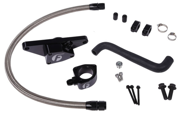 Fleece Performance 2006-2007 Auto Transmission Coolant Bypass Kit for Cummins with Stainless Steel Braided Line