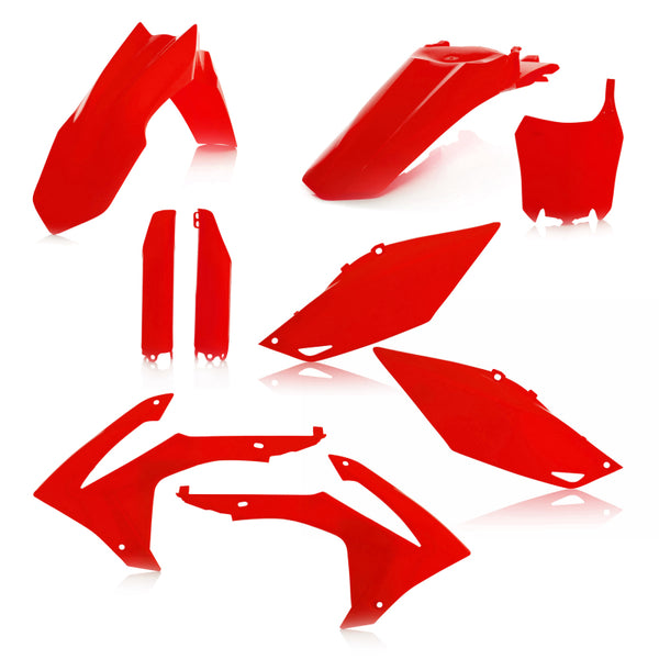 Acerbis Full Plastic Kit Red for Honda CRF250R (2014-2017) & CRF450R (2013-2016) - Excludes Air Box Cover