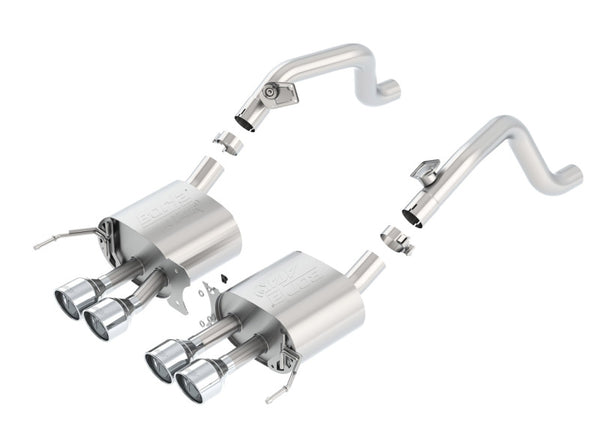 Borla C7 Chevy Corvette 14-15 Catback Exhaust w/o AFM & NPP - Quad Round RL Tips