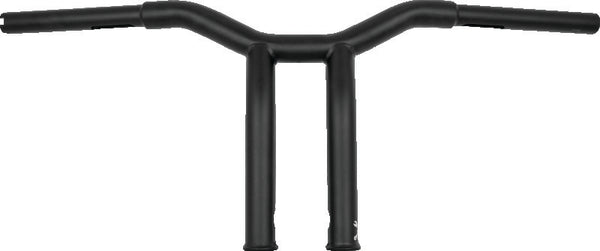 Burly Brand Dominator Raked Bar 10in - Matte Black