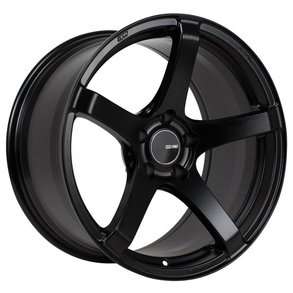 Enkei Kojin 18x9.5 Matte Black Wheel - 35mm Offset, 5x120 Bolt Pattern