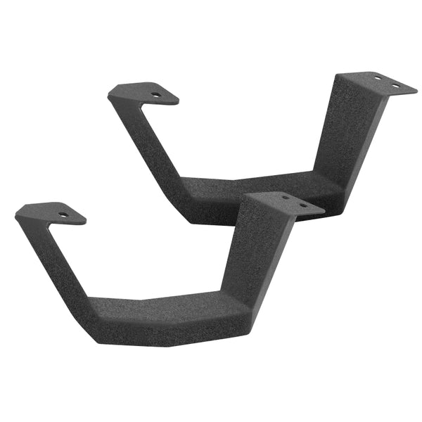 Go Rhino RB10 Running Boards with Bedliner Coating - Complete Kit