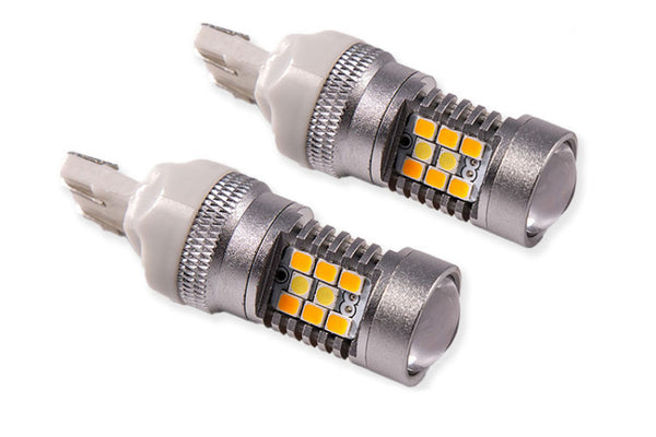 Diode Dynamics 7443 HP24 LED Bulb - White/Amber Switchback (Pair)