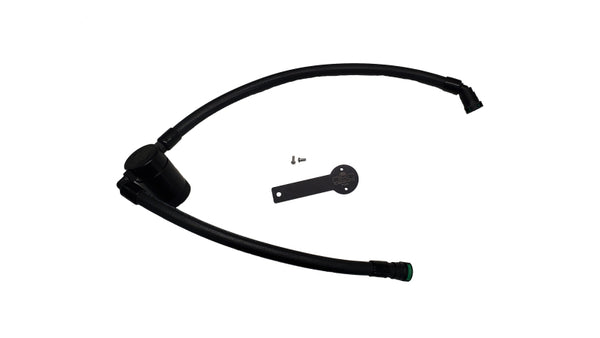 J&L Oil Separator for 2019-2023 Chevy Silverado/GMC Sierra 1500 2.7L - Black Anodized