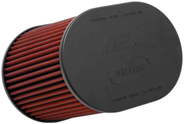 AEM Dryflow Universal Air Filter 4.00in Inlet Oval 9.00in Element