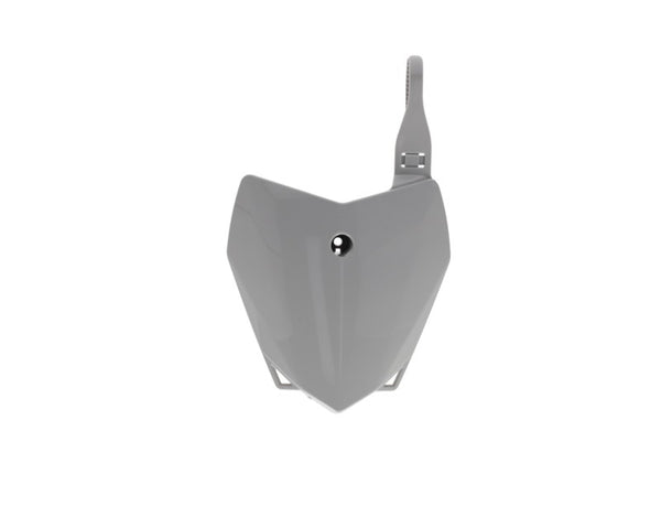 Acerbis Front Number Plate - Grey - Kawasaki KLX110 / KLX110L (2010+)