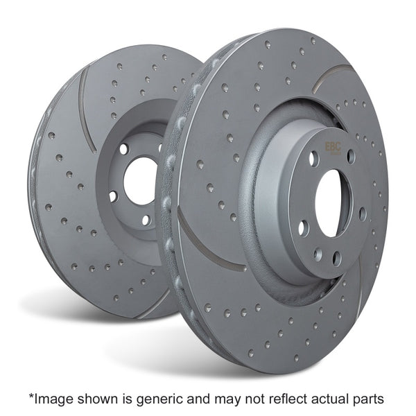 EBC 12+ Subaru BRZ 2.0 (solid rear rotors) GD Sport Rear Rotors