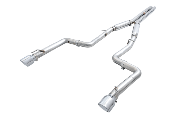 AWE Tuning 2015+ Dodge Charger 6.4L/6.2L Supercharged Track Edition Exhaust - Chrome Silver Tips