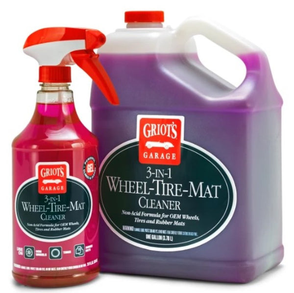 Griots Garage 3-in-1 Wheel and Tire Mat Cleaner - 25 oz