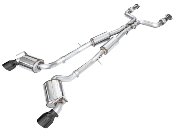 AWE Tuning Touring Edition Cat-Back Exhaust System for 2023 Nissan Z (RZ34) RWD Diamond Black Tips