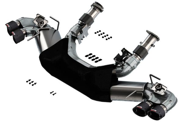 Borla S-Type Catback Exhaust System for 2020 Chevrolet Corvette C8 6.2L - Carbon Fiber Tips