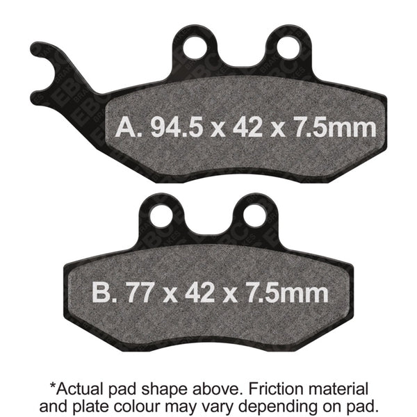 EBC 12-14 AJP PR3 200 Enduro Front Left FA-SFA-X Brake Pads