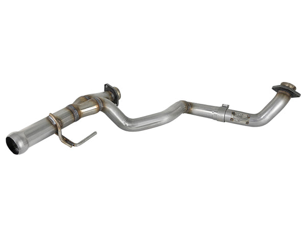 aFe POWER Twisted Steel Y-Pipe 2-1/4in for 2018 Jeep Wrangler JL V6-3.6L