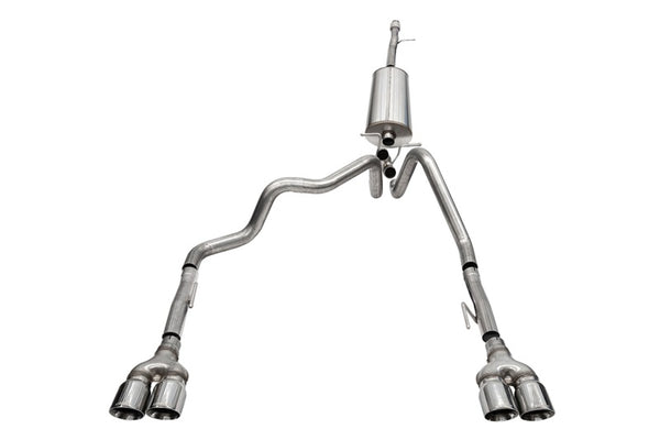 CORSA Performance Cat-Back Dual Rear Exit Exhaust for 2019-2023 Chevrolet Silverado 1500