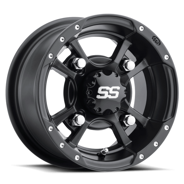 ITP SS 112 9x8 Black Wheel - 4x110 BP, 3+5 Offset