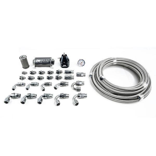 DeatschWerks X2 Series Fuel Pump Module for 2010-2015 Chevy Camaro -6AN PTFE Plumbing Kit