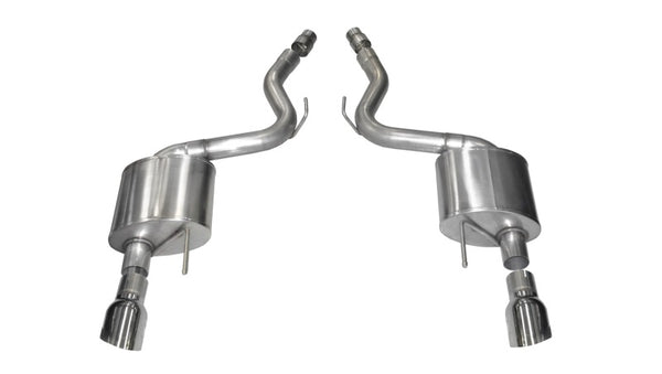 CORSA Performance 2015-2017 Ford Mustang GT 5.0 3in Axle Back Exhaust Dual 4.5in Tip