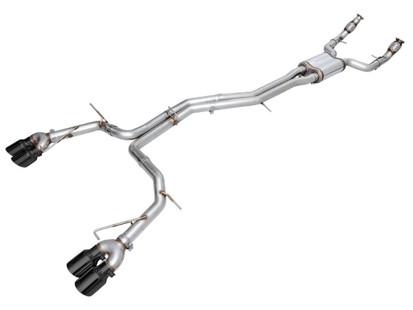 AWE Tuning Track Edition Catback Exhaust for 20192023 Audi C8 S6/S7 2.9T V6 AWD - Diamond Black Tips