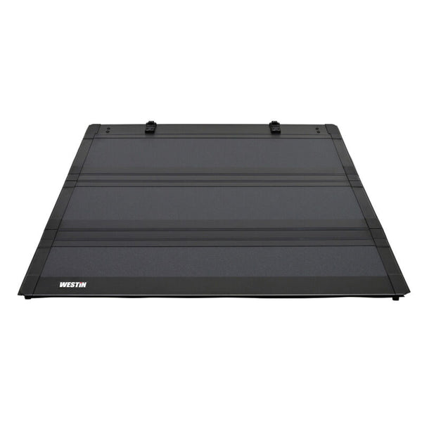 Westin 07-21 Toyota Tundra 5ft 7in Bed Hard Tri-Fold Tonneau Cover - Black