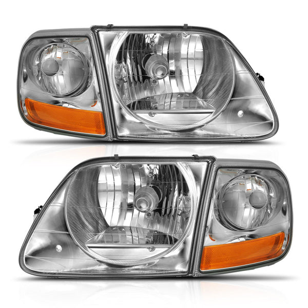 ANZO Crystal Headlight G2 Clear w/ Parking Light for Ford F-150 (19972003)