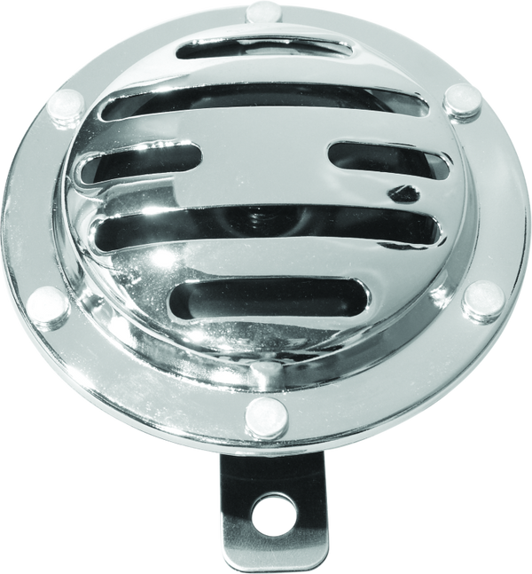 Bikers Choice 12V Chrome Slotted Universal Horn (7/16" or 10mm Mount)