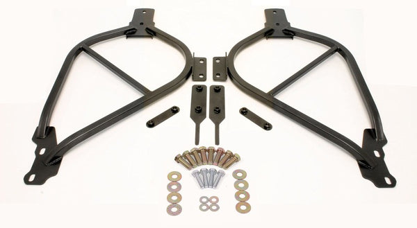 BMR 14-17 Chevy SS Bolt-On Subframe Connectors - Black Hammertone Finish