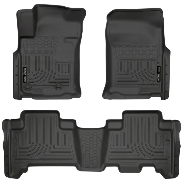 Husky Liners WeatherBeater Combo Floor Liners for 10-12 Toyota 4Runner & Lexus GX460 - Black