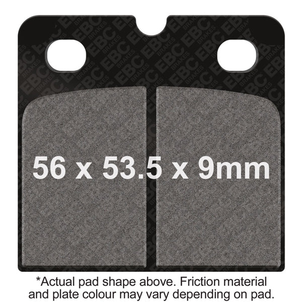 EBC 84-88 BMW K 75 75-S Front Left/Right Sintered HH Brake Pads