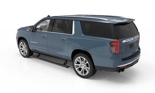 AMP Research PowerStep Electric Running Boards - Black - 2021-2025 Chevrolet Suburban/Tahoe & Cadillac Escalade