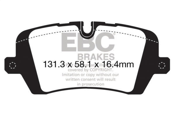EBC Greenstuff Rear Brake Pads for 2023 Land Rover Defender 110 30th Anniversary Edition