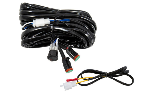 Diode Dynamics Heavy Duty Dual Output Light Bar Wiring Harness - 14AWG