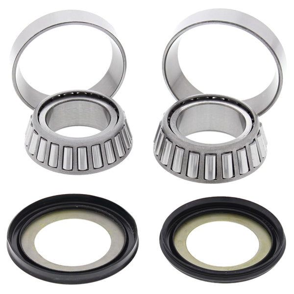 All Balls Racing Steering Head Bearing Kit for Kawasaki KX125 (19922005)