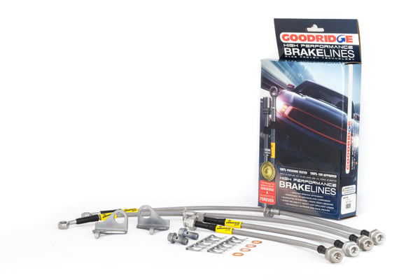 Goodridge Stainless Steel Brake Line Kit for 2009-2014 Honda Fit (Non-EV Models)