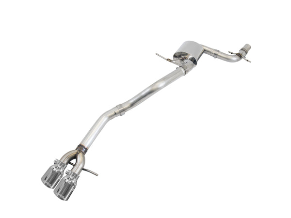 AWE Tuning Track Edition Catback Exhaust for 2009-2014 VW Jetta Mk6 1.4T w/ Chrome Silver Tips