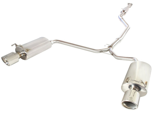 aFe Takeda 304SS Dual Cat-Back Exhaust with Polished Tips for 2013-2017 Honda Accord LX/EX/EX-L L4 2.4L