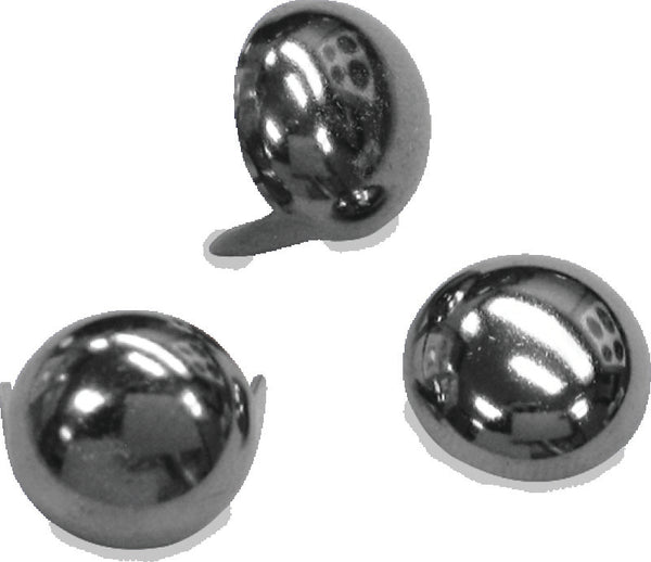Mustang Studs 12.5mm (Bag of 20) - Chrome