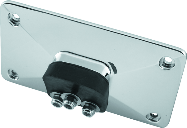 Bikers Choice 55-99 Chrome Pyramid License Plate Bracket 3 Bolt Style