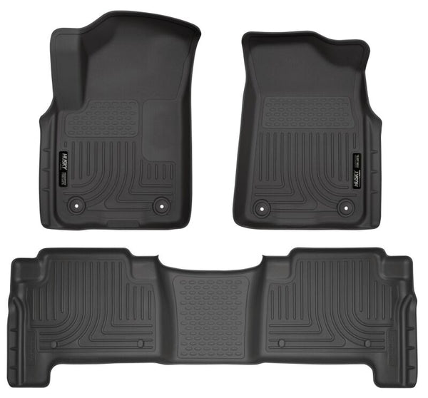 Husky Liners Weatherbeater Floor Liners for 2019+ Infiniti QX80 & Nissan Armada - Black