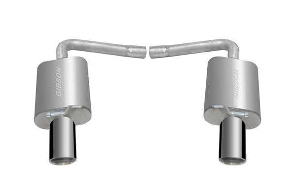 Gibson Axle-Back Dual Exhaust for 2011-2018 Ford Explorer Base 3.5L - Stainless Steel