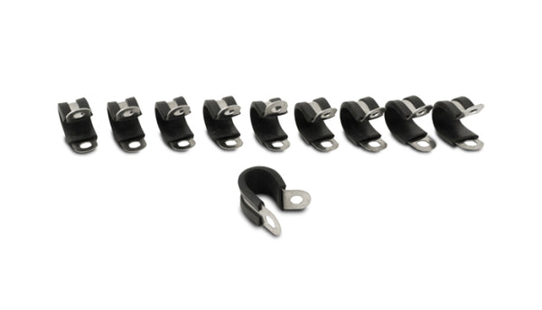 Vibrant Cushion P-Clamp for 0.5625in O.D. Hose - Pack of 10